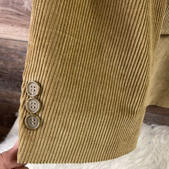 Boca Classics Men’s Light Brown Cordoroy Suit Jacket, Size 46R - Picture 4 of 8